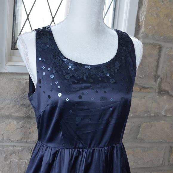 navy skater dress - Picture 8 of 8
